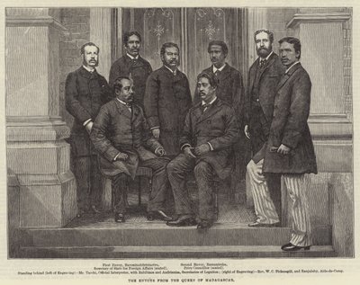 Les envoyés de la reine de Madagascar - English School