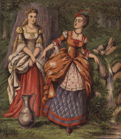 La fée à la fontaine, ou les deux filles - English School