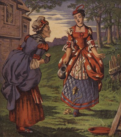 La Fée à la Fontaine, ou Les Deux Filles - English School