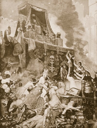 La Chute de Ninive, illustration de l