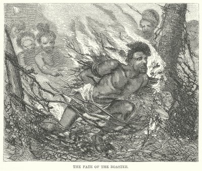 Le destin du vantard (gravure) - English School