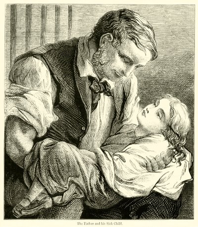 Le père et son enfant malade - English School