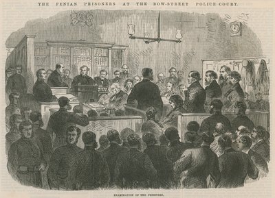 Les prisonniers fenians au tribunal de police de Bow Street - English School