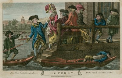 Le Ferry, rivière Thames, Londres - English School