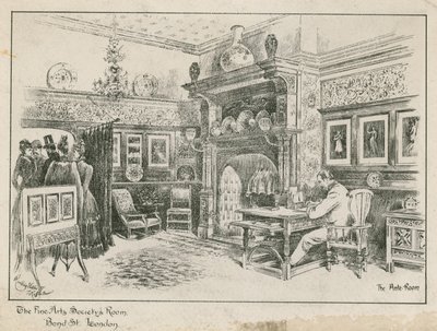Salle de la Société des Beaux-Arts, Bond Street, Londres - l