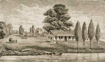 La première maison construite par Mackinzie, Chicago, de 