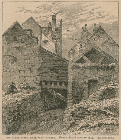 Le Fleet Ditch près de West Street - English School