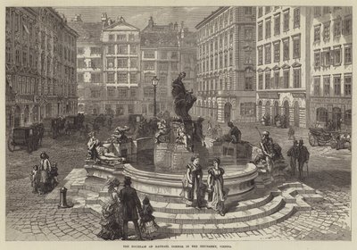 La fontaine de Raphael Donner sur la Neumarkt, Vienne - English School