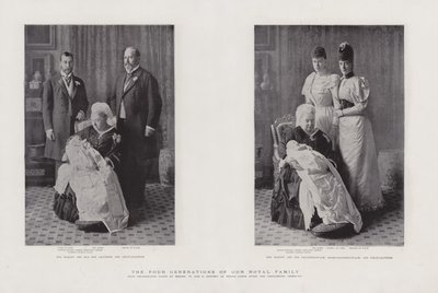 Les quatre générations de notre famille royale - English School