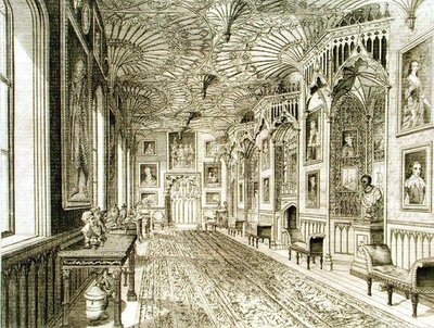 La Galerie, gravée par T. Morris, de 