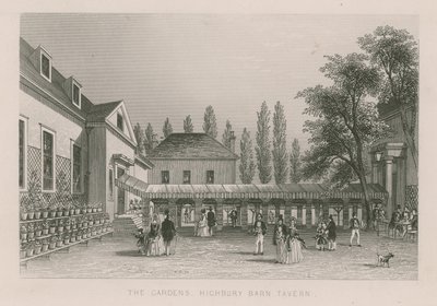 Les jardins de la taverne de Highbury Barn - English School