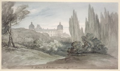 Les jardins du château de Valençay, vers 1770 - English School