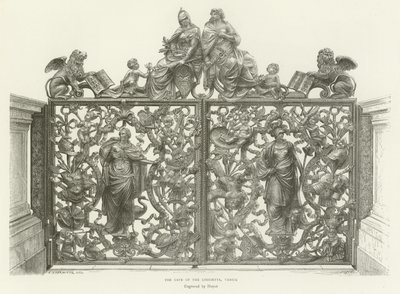 La Porte de la Loggietta, Venise - English School