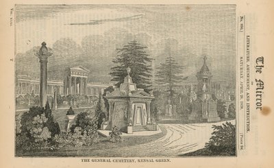 Le cimetière général de Kensal Green - English School