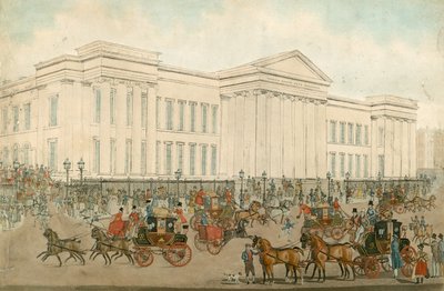 Bureau de poste général dans la ville de Londres - English School