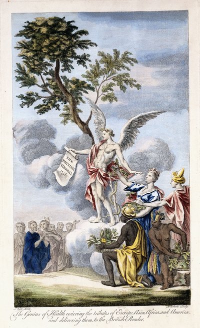 Le Génie de la Santé recevant l