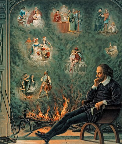 Le Génie de Shakespeare, publié en 1888 - English School