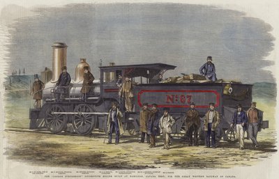 La locomotive George Stephenson construite à Hamilton - English School