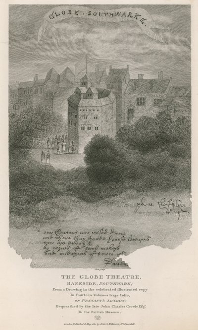 Le Globe Theatre, Bankside, Southwark, Londres - English School