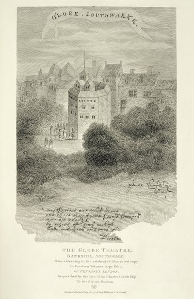 Le Théâtre du Globe, Bankside, Southwark, d