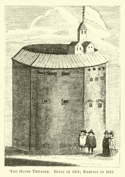 Le Théâtre du Globe, Construit en 1594; Reconstruit en 1613 - English School