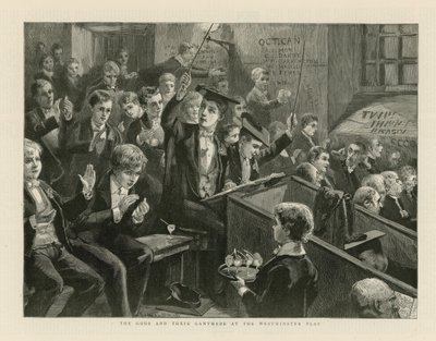 Les dieux et leur Ganymède à la pièce de Westminster - English School