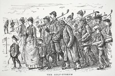 Le courant de golf, illustration de Punch - English School
