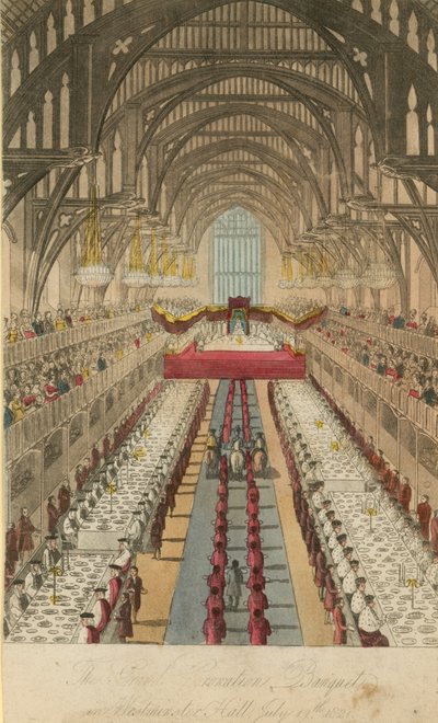 Le grand banquet de couronnement - English School