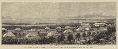Le grand durbar à Bombay, la procession d