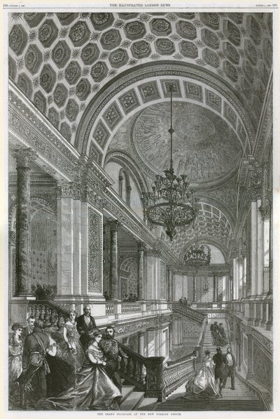 Le Grand Escalier au Nouveau Bureau des Affaires Étrangères - English School