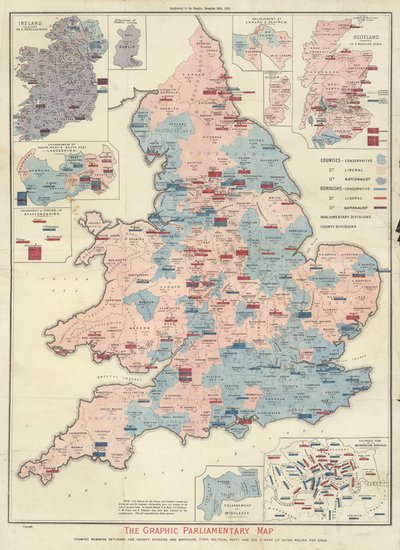 Carte parlementaire graphique - English School