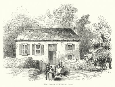 Tombe de William Penn (gravure) - English School