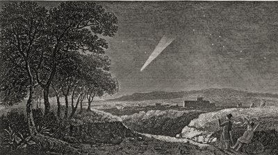 La grande comète de 1811 - English School