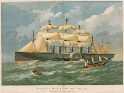 Le Great Eastern, nommé Le Léviathan, 3 novembre 1827 - English School