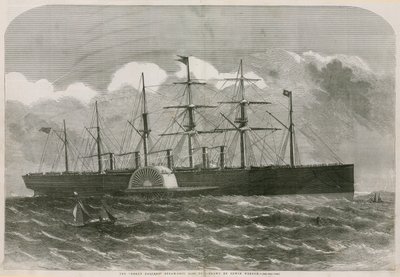 Le navire à vapeur Great Eastern - English School