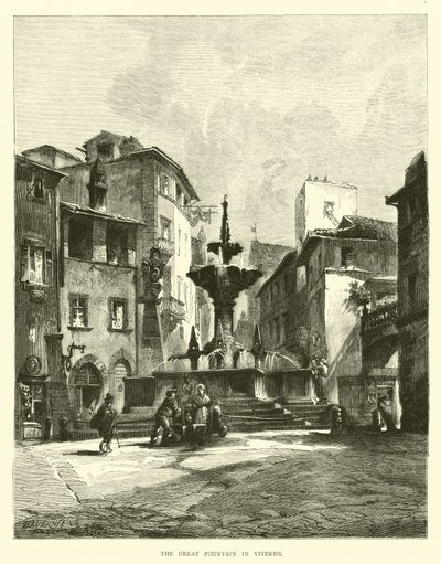La Grande Fontaine à Viterbe - English School