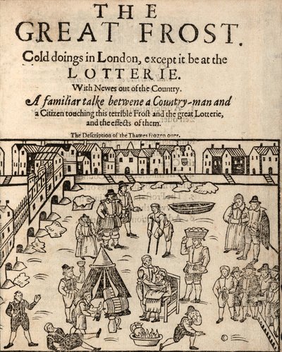 Le Grand Gel, Londres, 1608 - English School