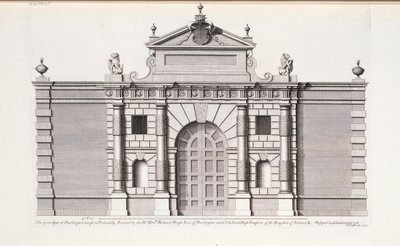 La Grande Porte à Burlington House, Piccadilly, de 