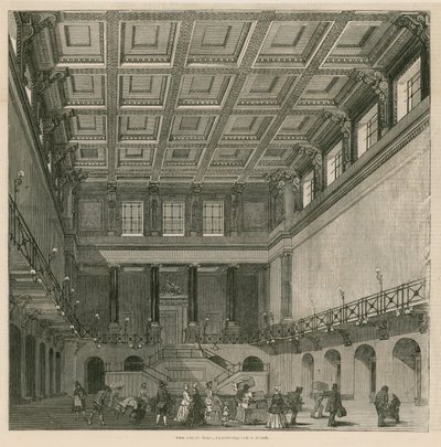 La grande salle, gare de Euston Square, Londres - English School