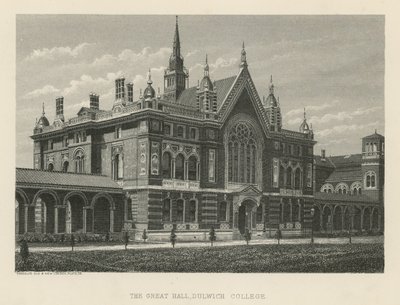 La grande salle du collège de Dulwich - English School
