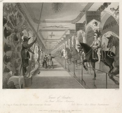 La grande armurerie de la tour de Londres - English School