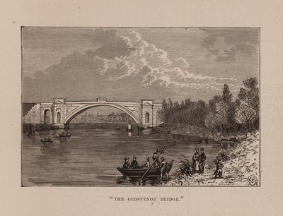 "Le pont Grosvenor" (gravure) - English School