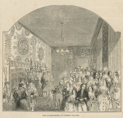 La salle de garde au palais de St James - English School