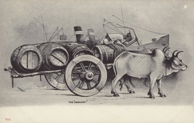 Le "Hackery" (lithographie) - English School