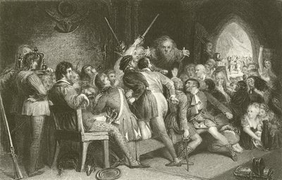 La salle de Glennaquoich - Un festin des Highlands - English School
