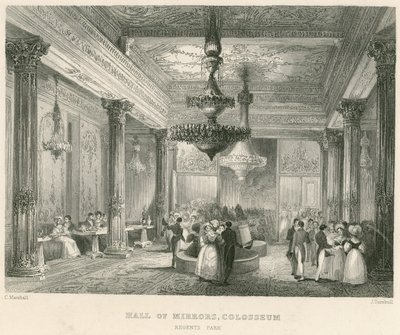 La Galerie des Glaces, Colosseum, Regents Park, Londres - English School