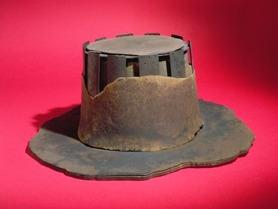 Le chapeau du juge John Bradshaw, XVIIe siècle - English School