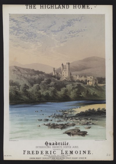 La Maison des Highlands, Château de Balmoral, Quadrille, Frederic Lemoine - English School