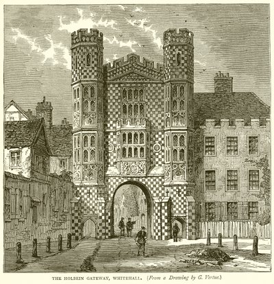 La porte Holbein, Whitehall - English School