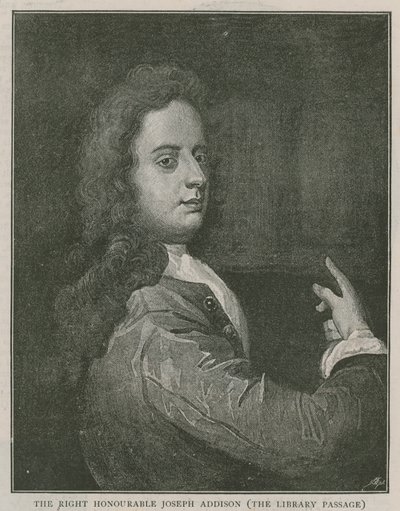 Le très honorable Joseph Addison - English School